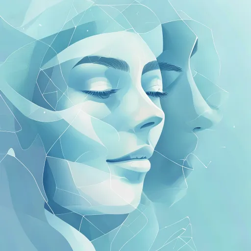 Adapalene treatment visualization showing skin improvement process