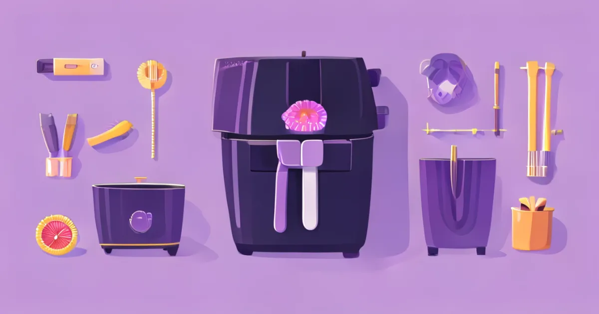 Complete air fryer starter accessories set