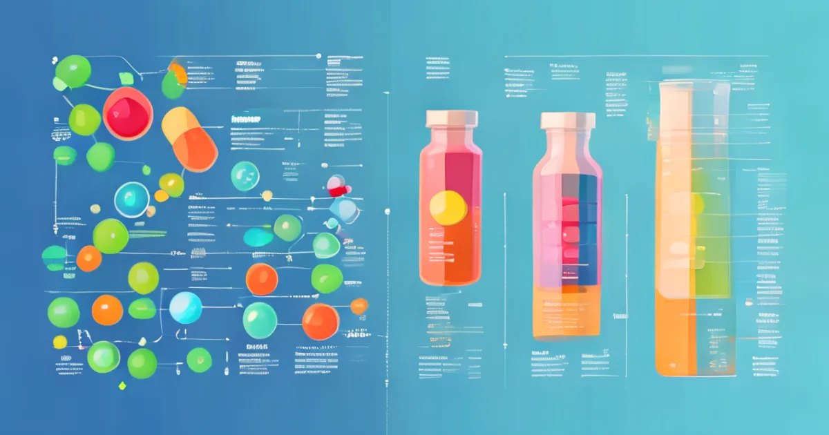 Probiotic comparison chart visual