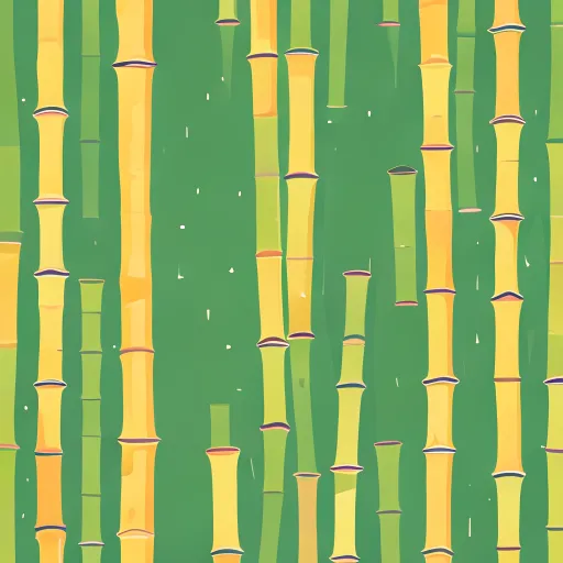 Bamboo fabric texture illustration