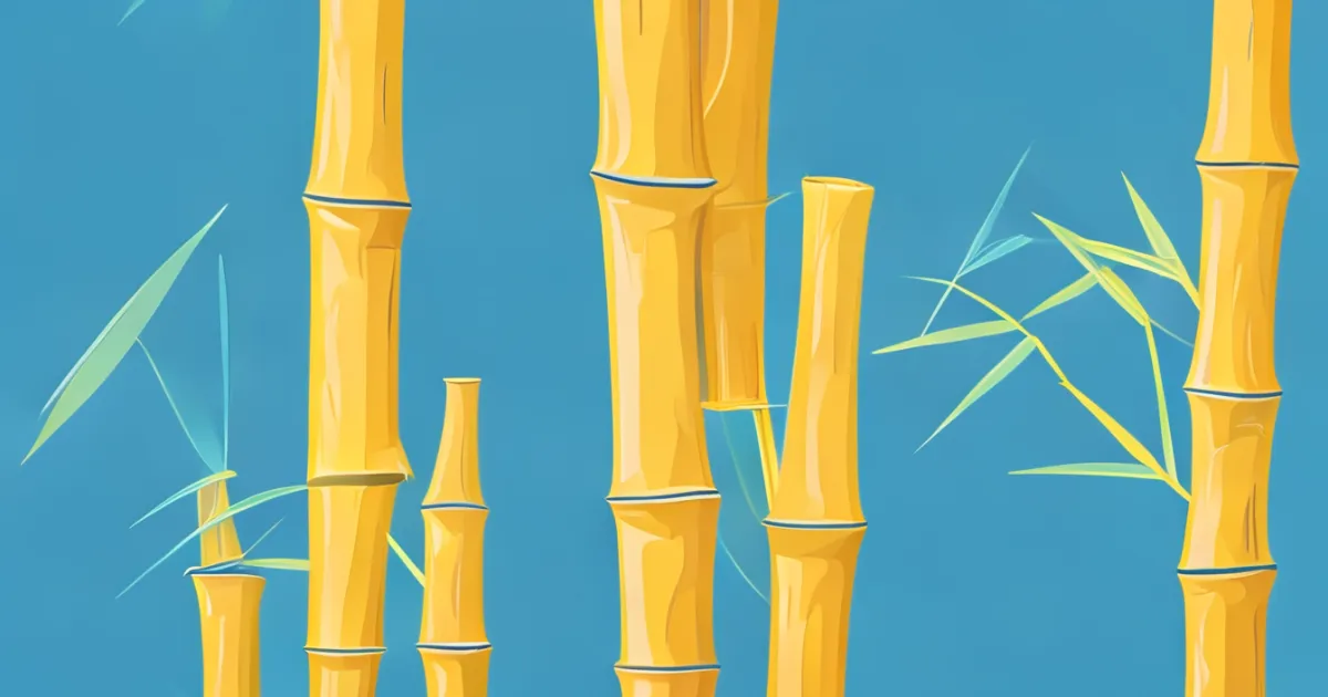 Bamboo to Fabric Process Illustration