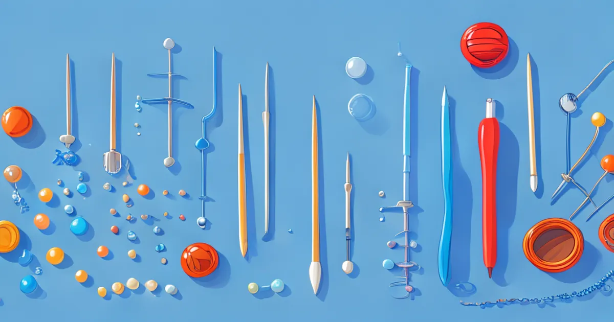Beaded earring crafting tools and materials