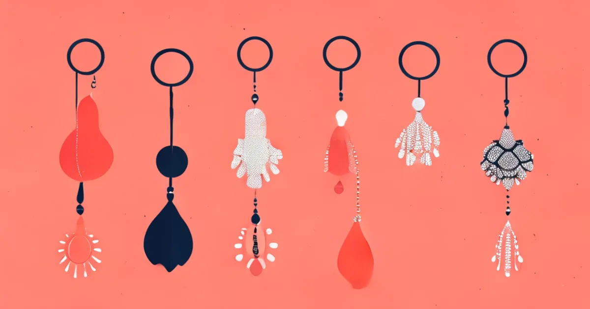 Collection of beaded earring styles and designs