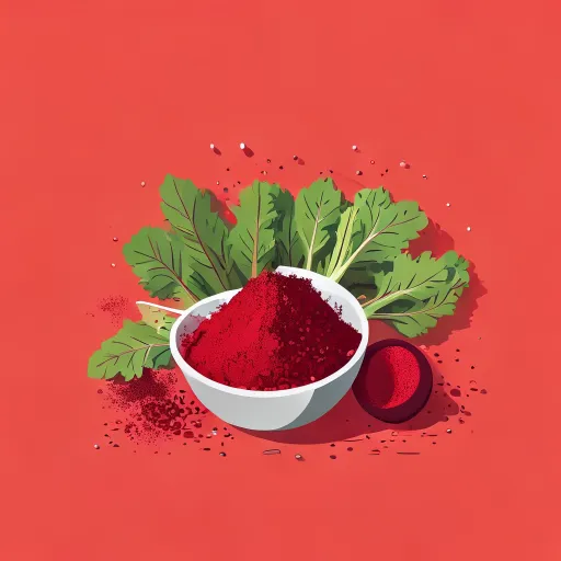 Beet root powder nutritional benefits and components visualization Beet root powder nutritional benefits and components visualization