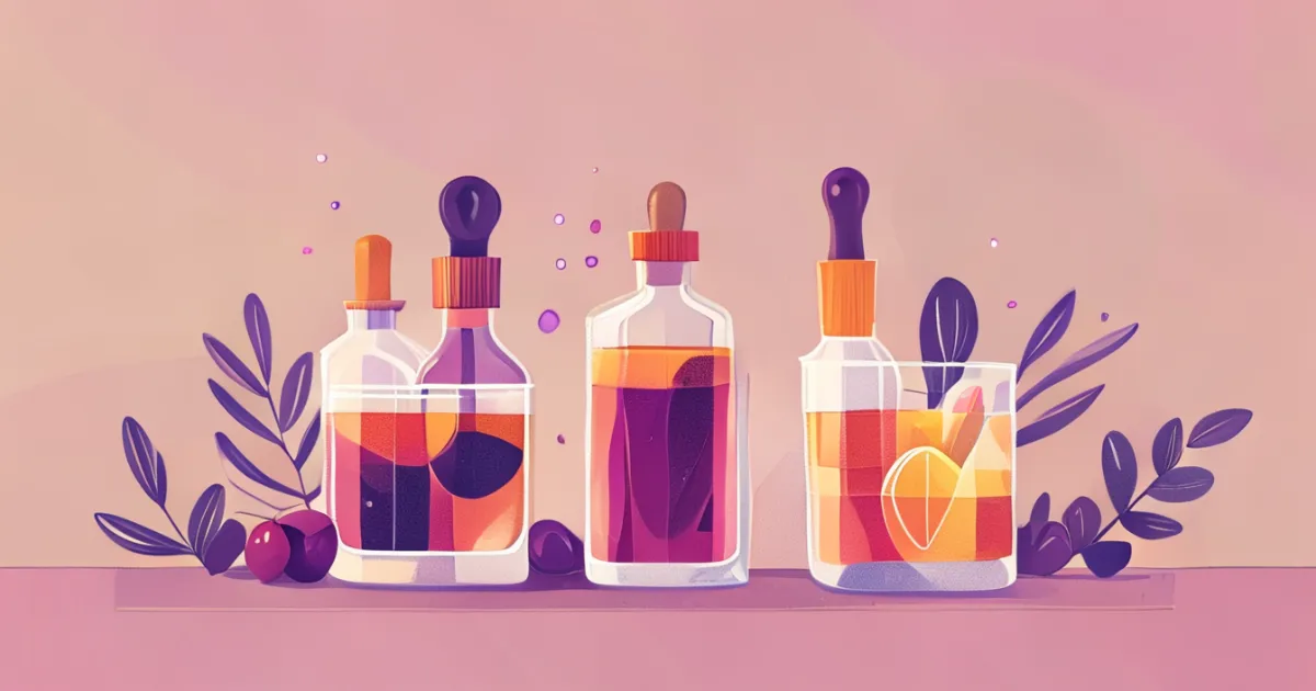 Cocktail bitters recipes with dropper bottles