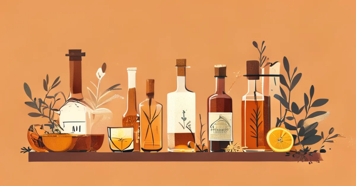 DIY bitters making equipment and ingredients