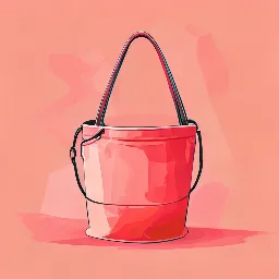 Bucket bag drawstring closure accessibility