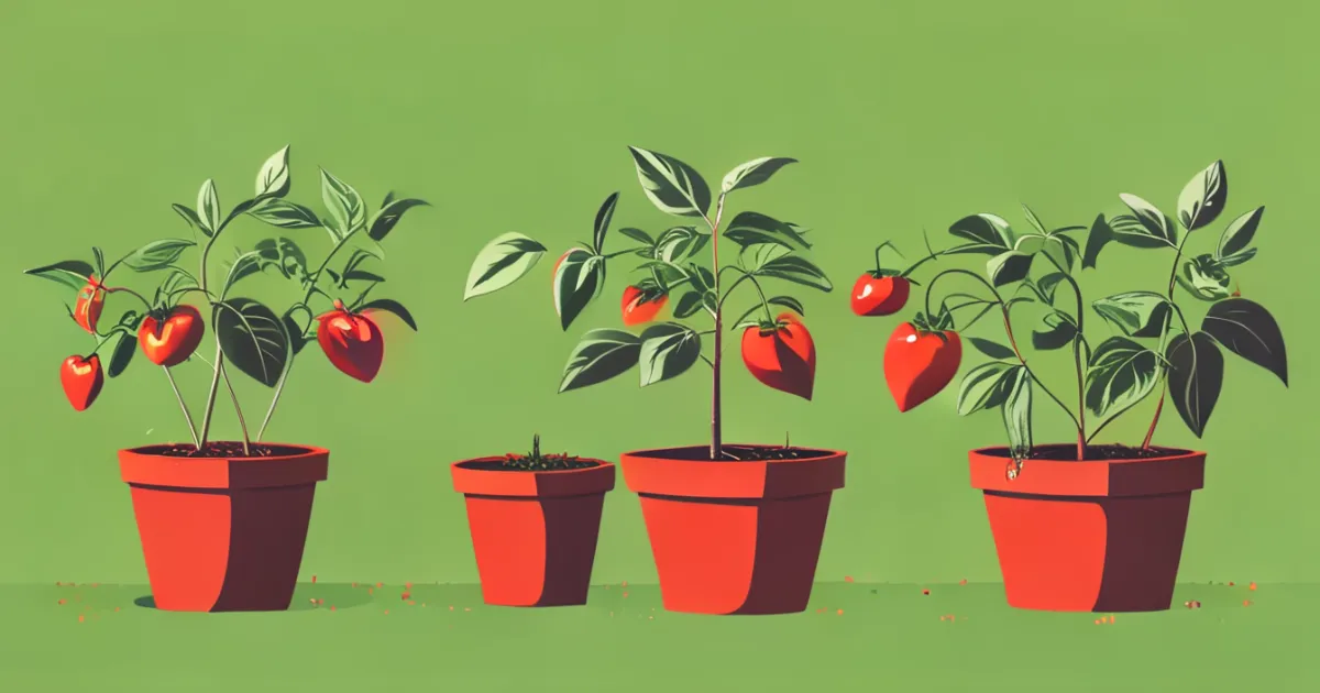 Growing Calabrian chili plants