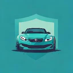 Protective shield illustration for ceramic coating paint protection