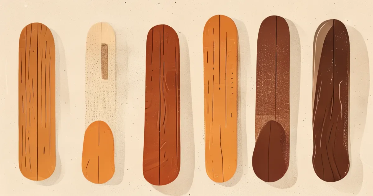 Various clog materials and textures
