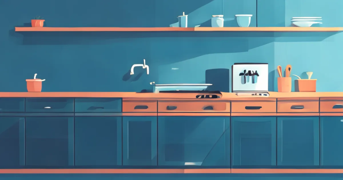 Under counter ice maker with built-in installation