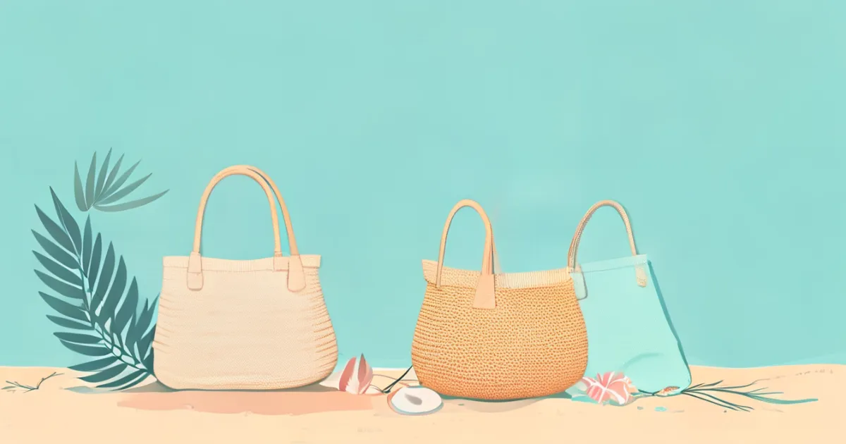 Crochet beach bags for summer