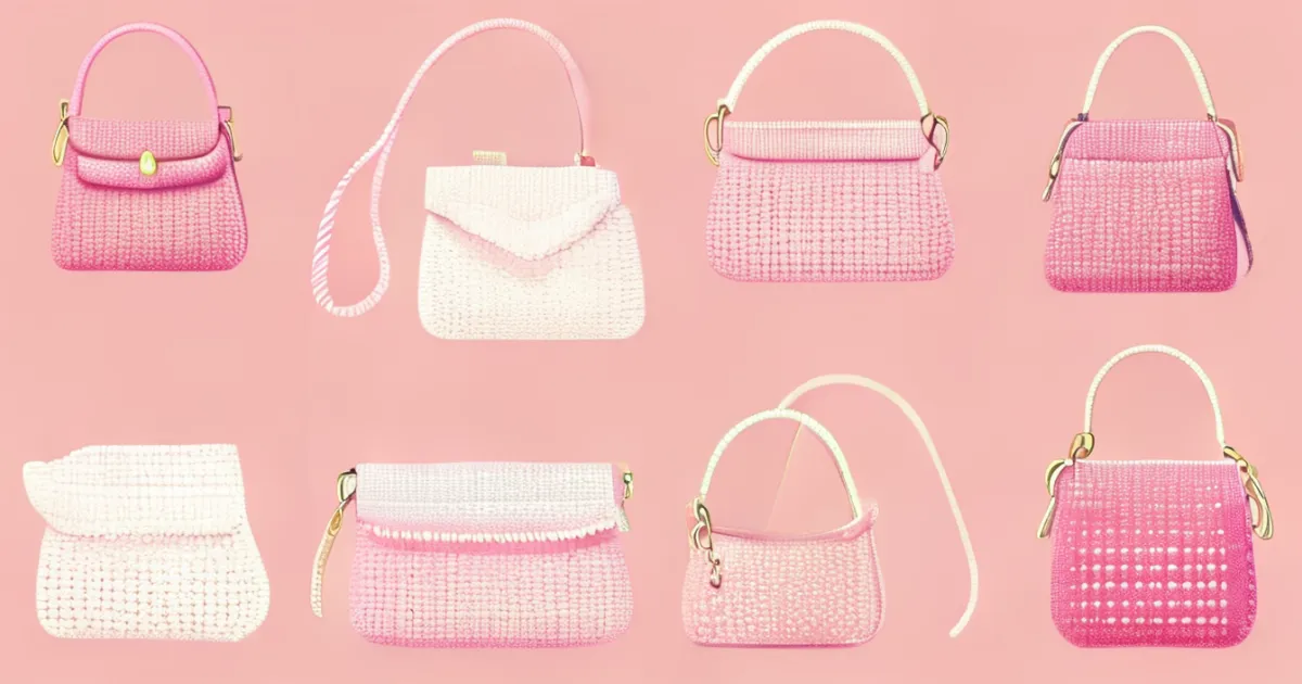 Collection of crochet purse pattern styles