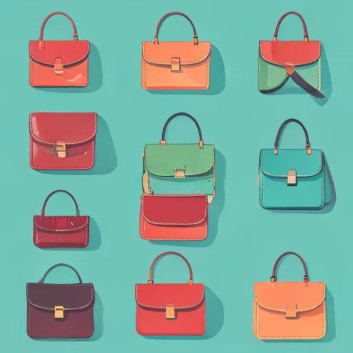 Illustration of crossbody bag styles and wearing positions