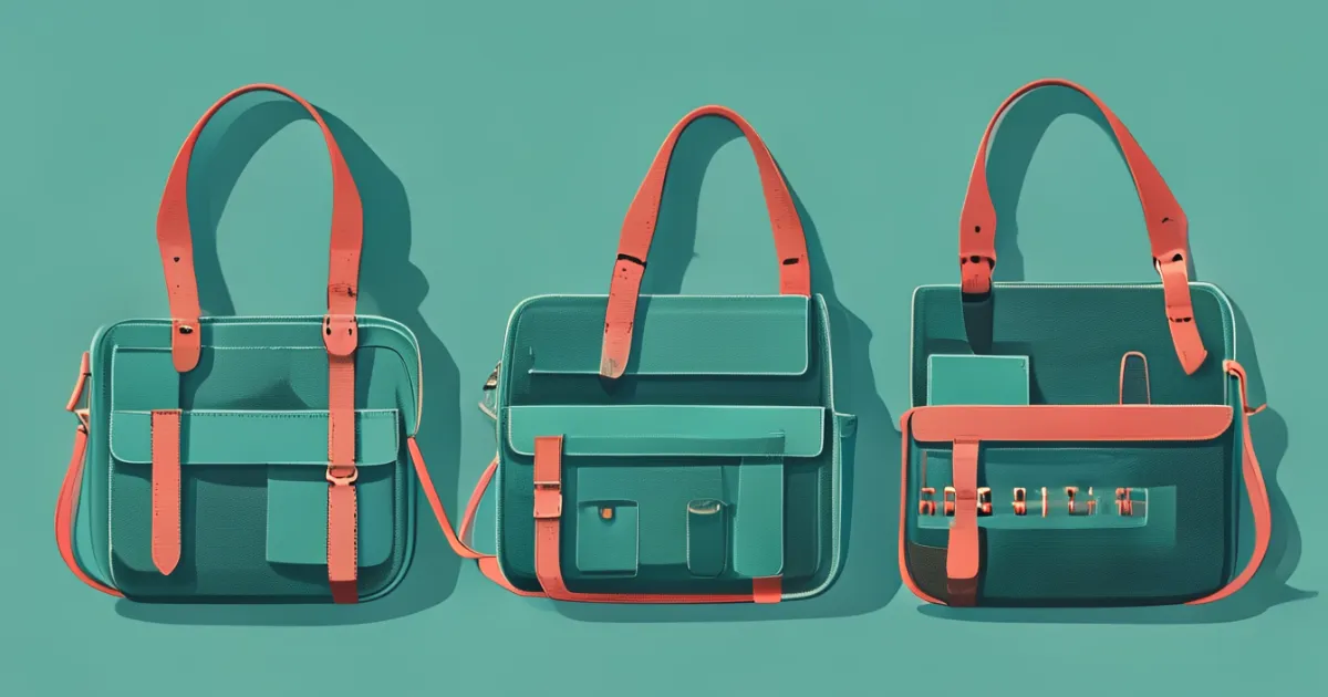 Crossbody bag organizer inserts with smart compartments