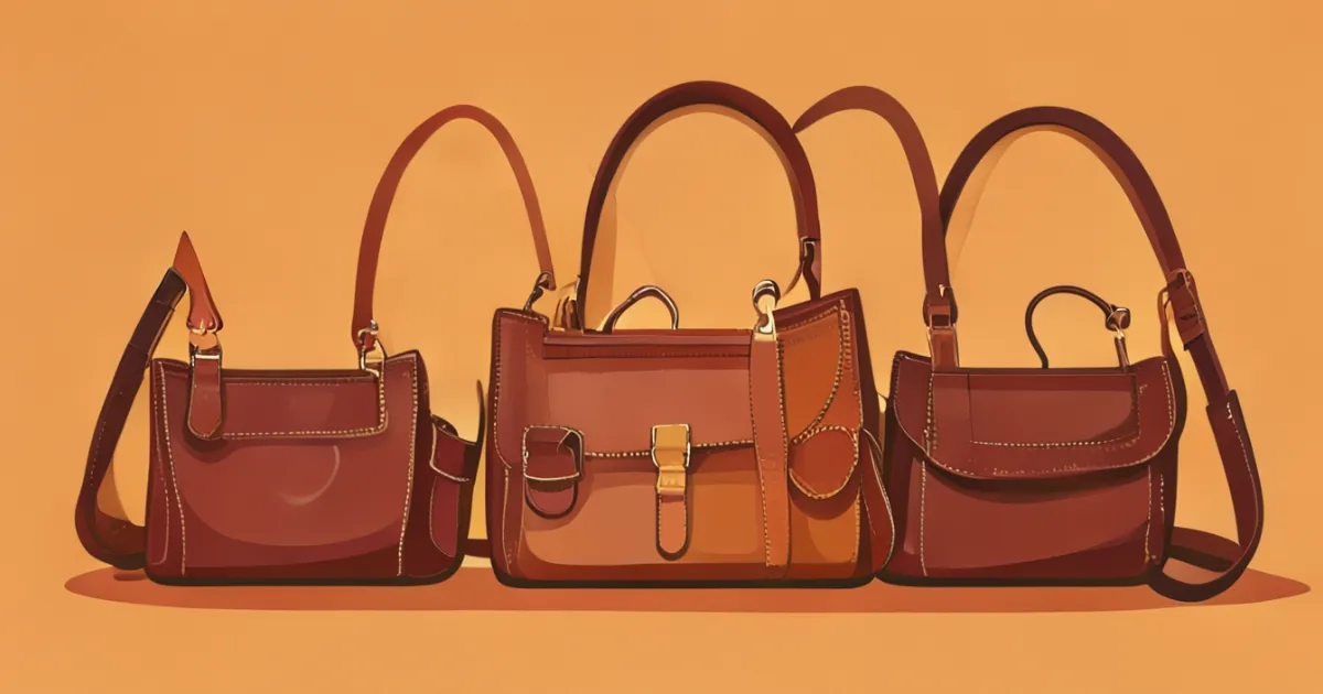 Premium leather crossbody bags in timeless designs