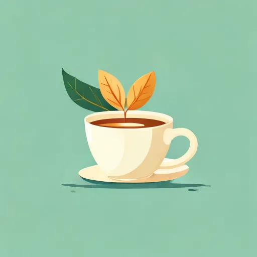 Dairy free creamer concept with plant elements Dairy free creamer concept with plant elements