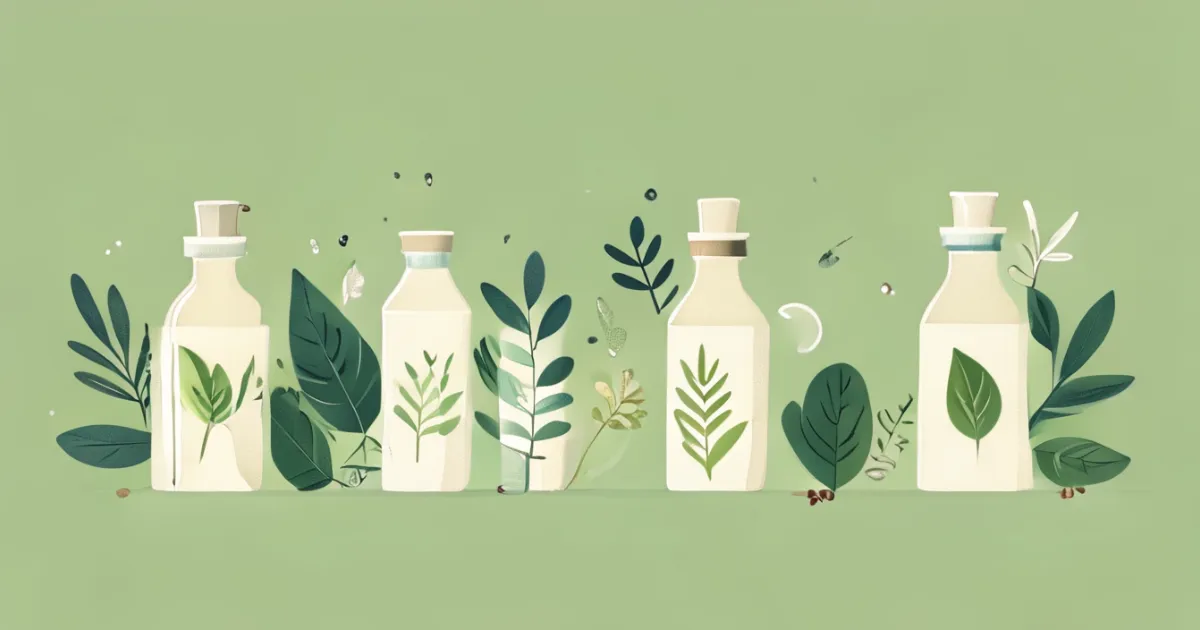 Vegan coffee creamer selection