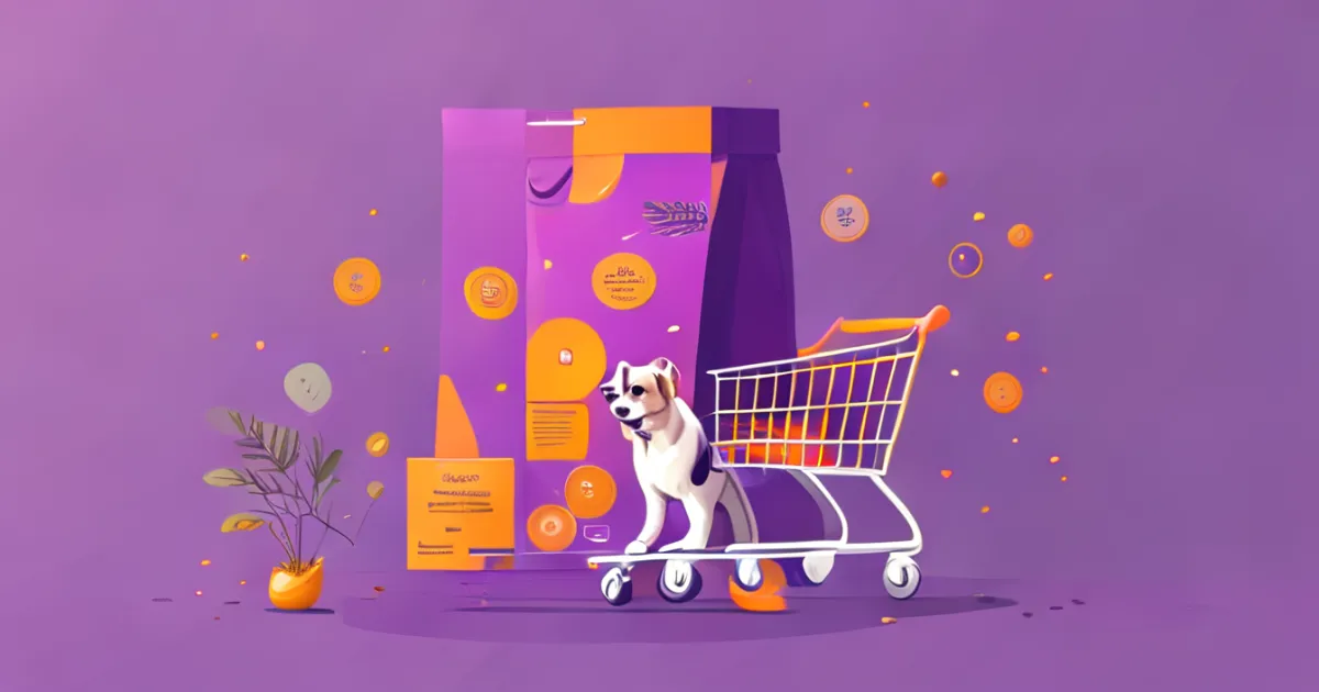 Premium dehydrated dog food shopping visualization Premium dehydrated dog food shopping visualization