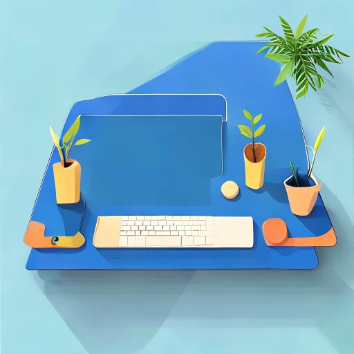 Desk mat concept showing protection and comfort benefits Desk mat concept showing protection and comfort benefits
