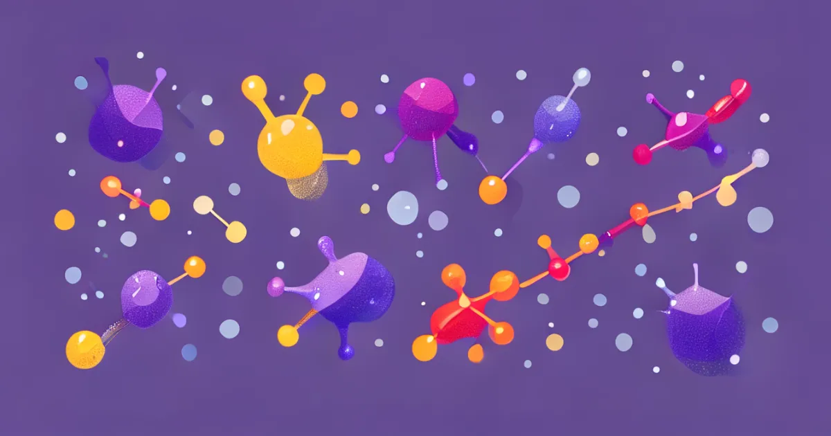 Visual representation of different digestive enzyme types Visual representation of different digestive enzyme types