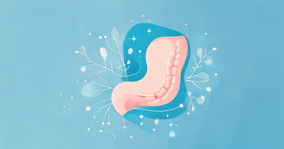 Enzymes relieving bloating visualization Enzymes relieving bloating visualization