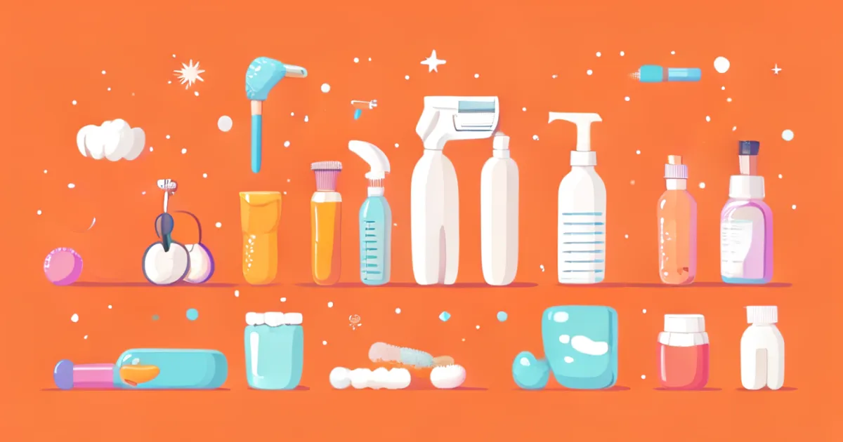 Complete range of dog dental hygiene products