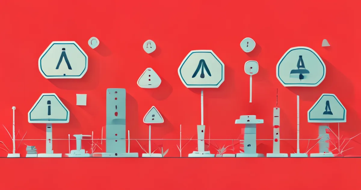 Chemical cleaner warning symbols