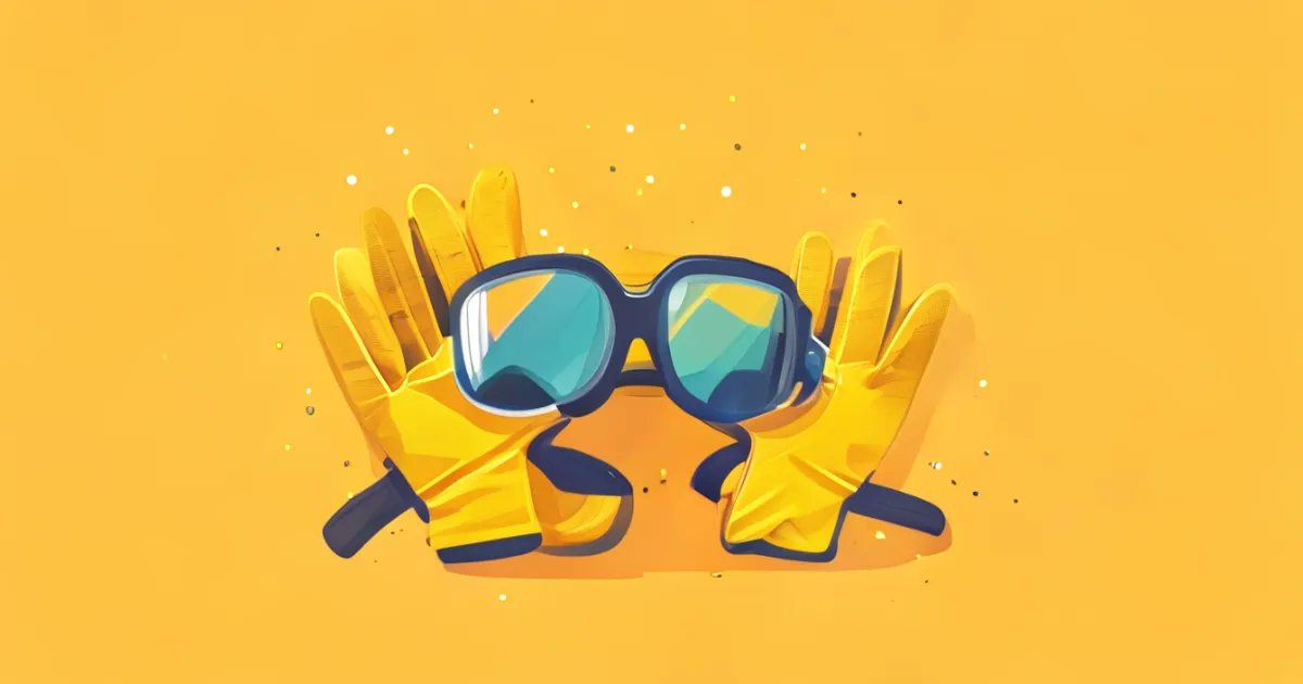 Protective equipment for drain cleaning