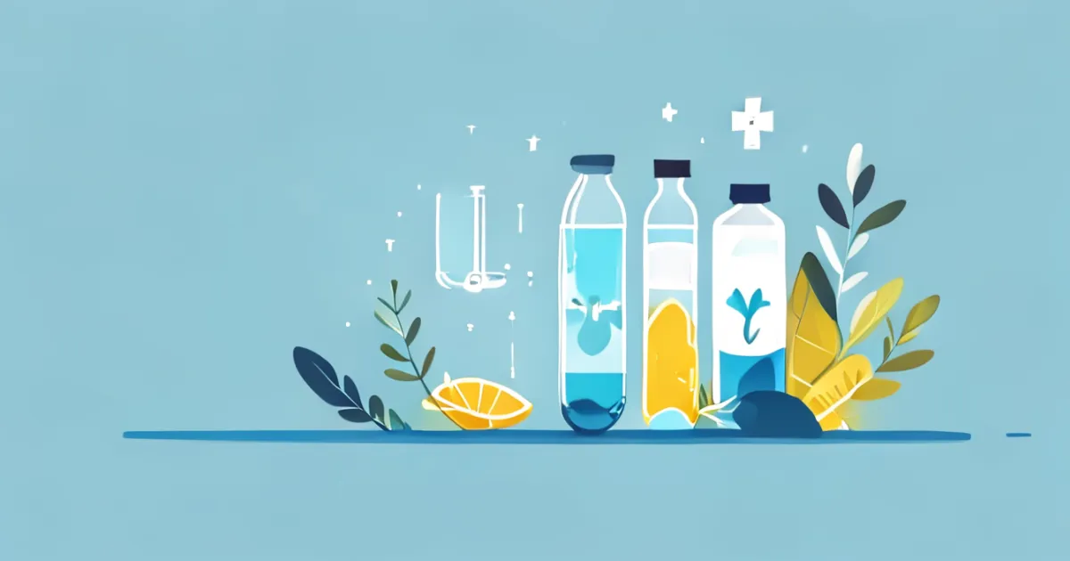 Dehydration Relief with Electrolyte Water