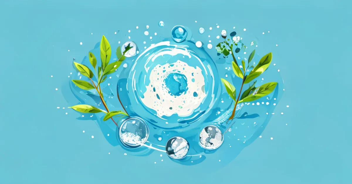 Electrolyte hydration process visualization