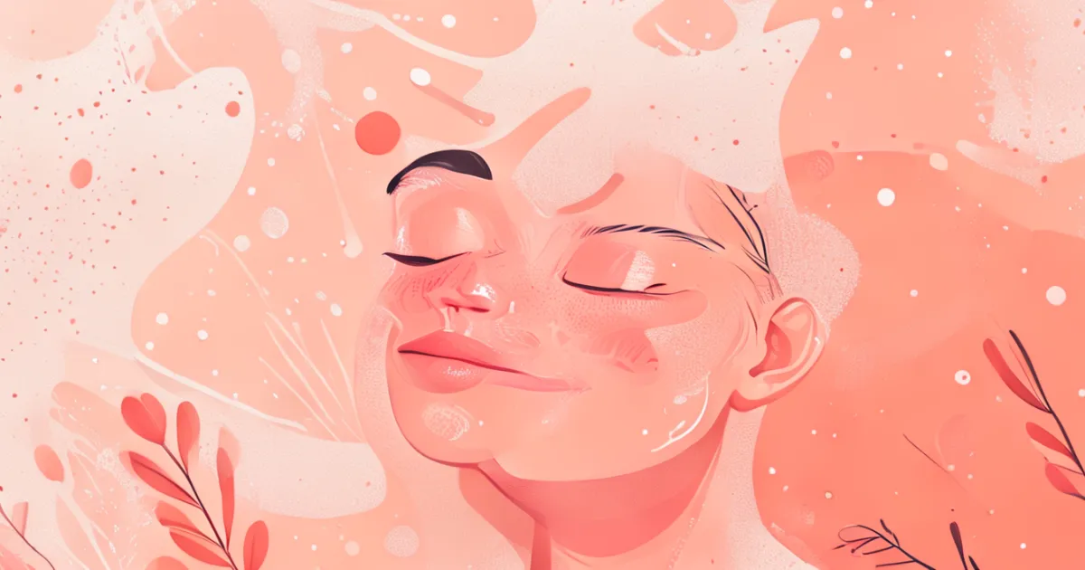 Safe face exfoliation with gloves