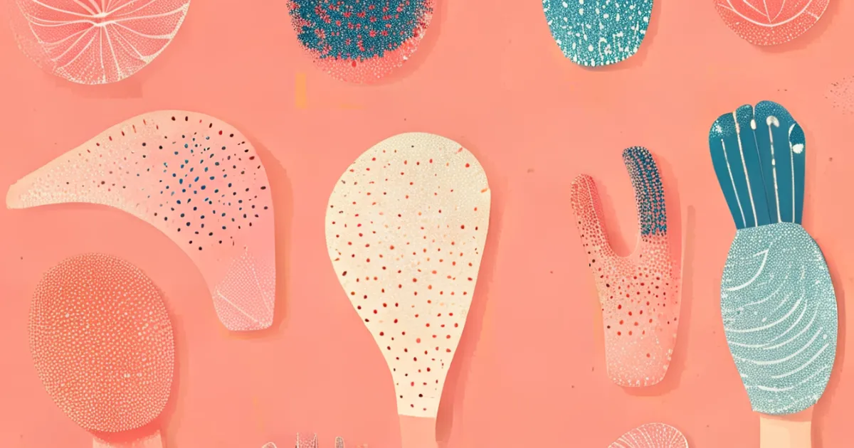 Different types of exfoliating gloves Different types of exfoliating gloves