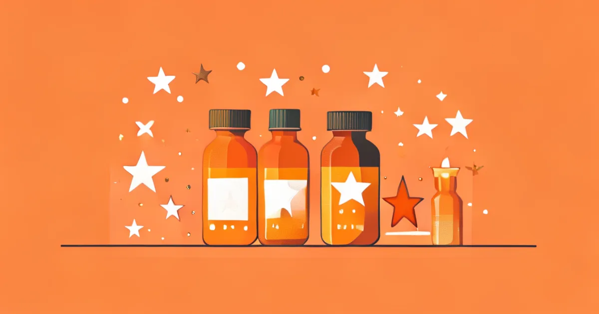 Supplement review visualization