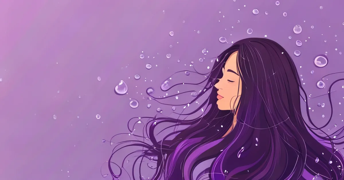 Filtered shower water for healthy hair