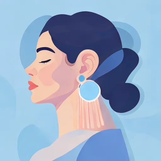 Comfortable flat back earrings for sleeping and everyday wear
