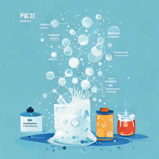 Freeze drying process showing sublimation and food preservation