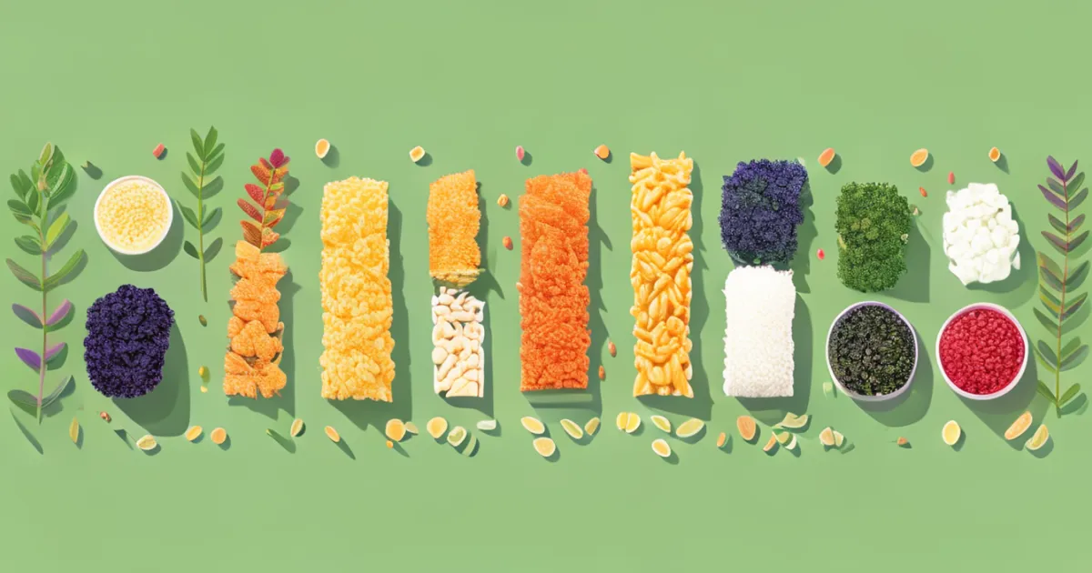 Traditional furikake ingredients showcase
