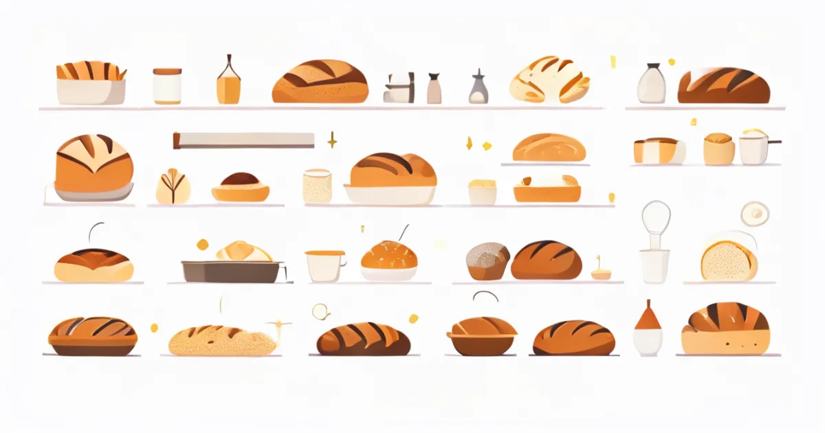 Step-by-step gluten-free bread making process