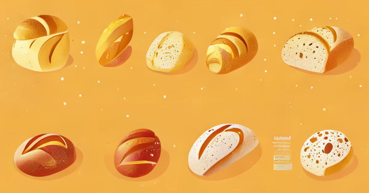 Variety of gluten-free bread options