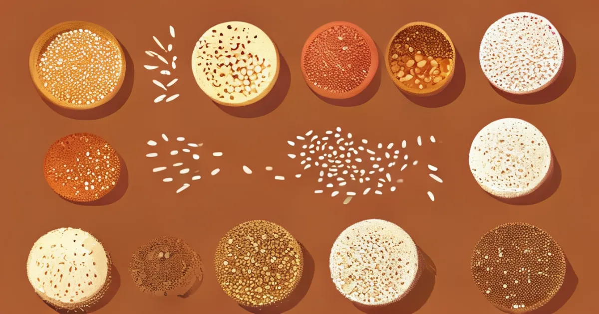 Variety of wheat-free alternative ingredients
