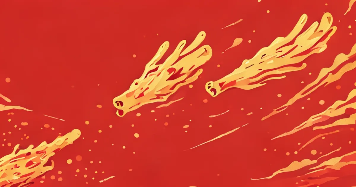 Gochujang chicken wings illustration