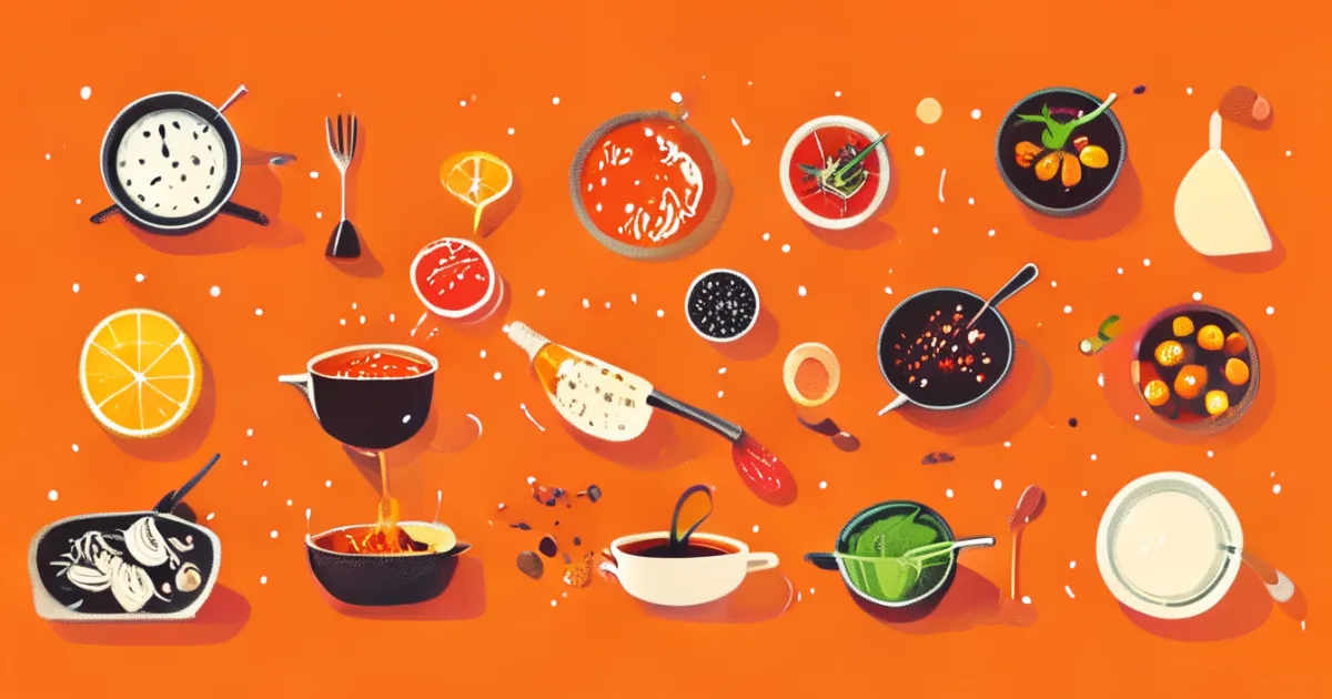 Gochujang sauce cooking applications illustration