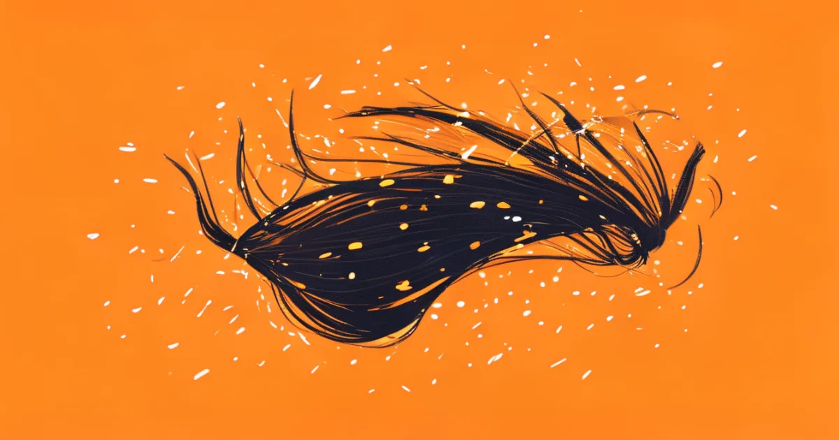 Dry hair treatment visualization