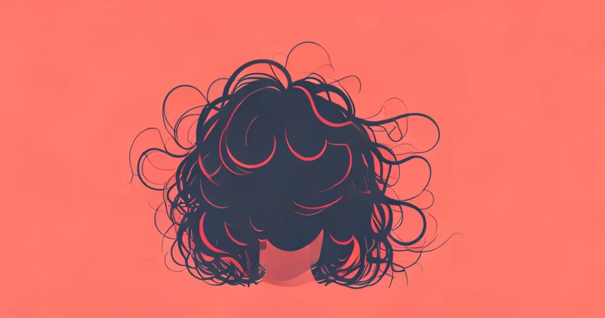 Frizz control treatment visualization