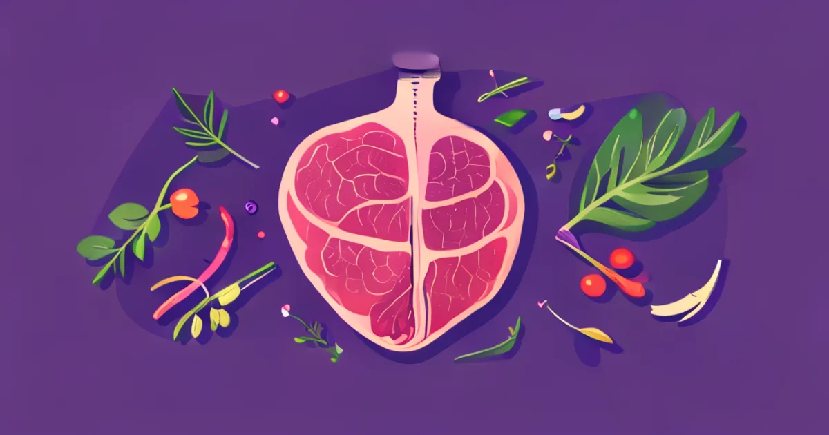 Beef cut anatomy showing hanger steak location