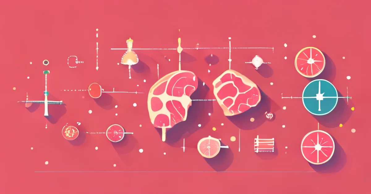 Medium rare doneness temperature guide illustration