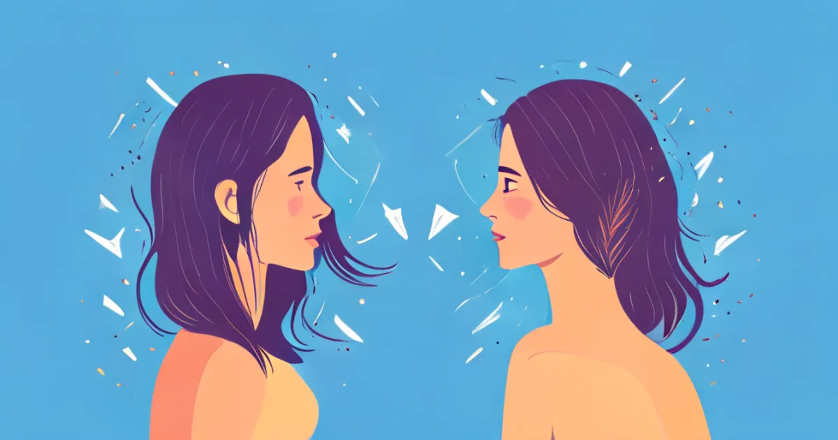 Heat damage prevention and hair health protection illustration Heat damage prevention and hair health protection illustration