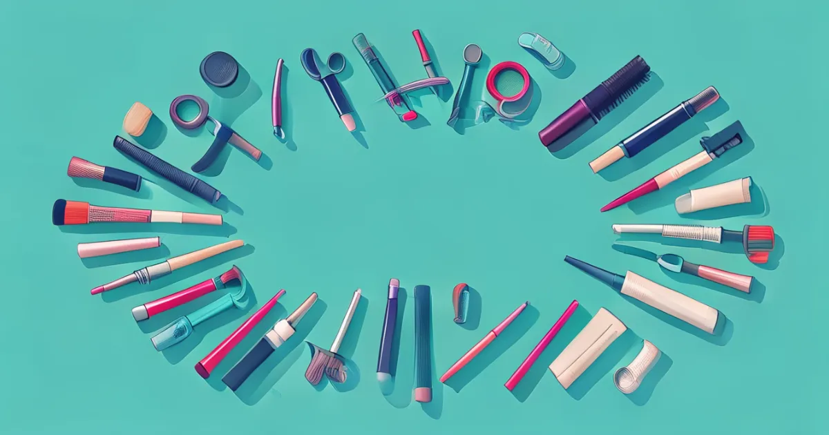 Step-by-step visual guide for heatless curling methods