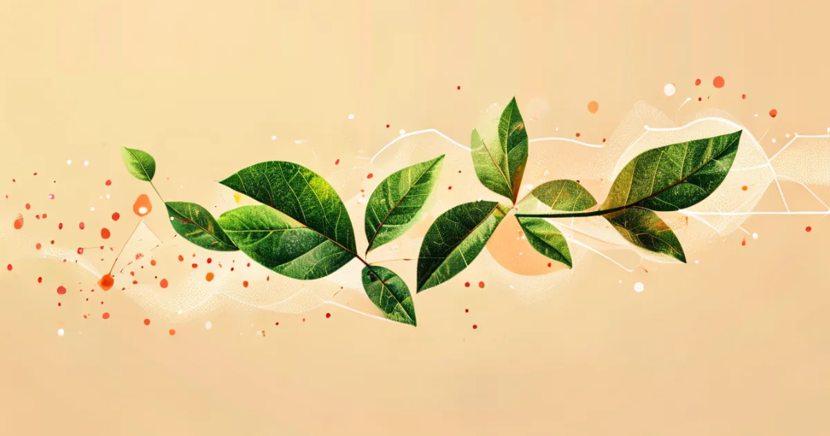 Scientific visualization of roasted green tea benefits